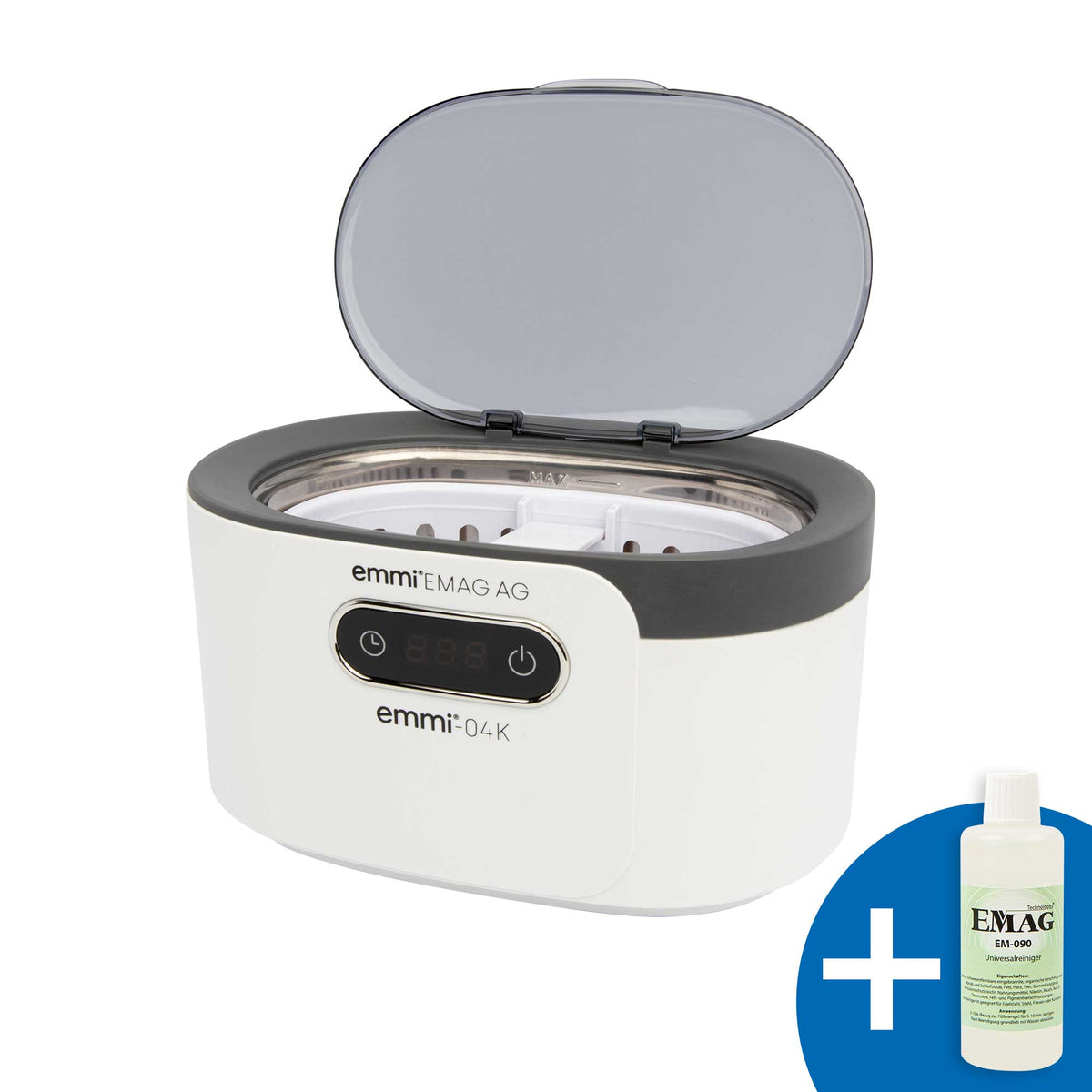 Emmi-04K ultrasonic cleaner with stainless steel tank